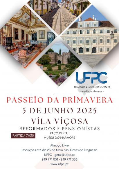 Passeio Sénior da Primavera a Vila Viçosa Passeio Sénior da Primavera a Vila Viçosa