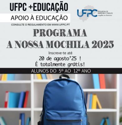 Programa "A Nossa Mochila"