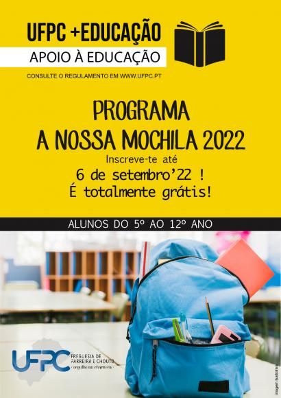 Programa A NOSSA MOCHILA 2022